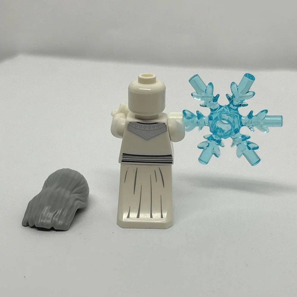 LEGO Minifig hol209 Ice King Man Wizard BAM Exclusive Minifigure Snowflake